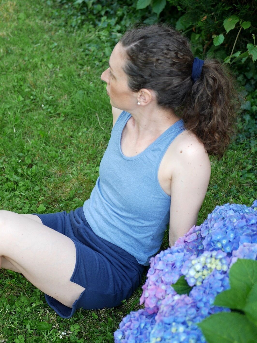 Navy Blue Vanneau Shorts