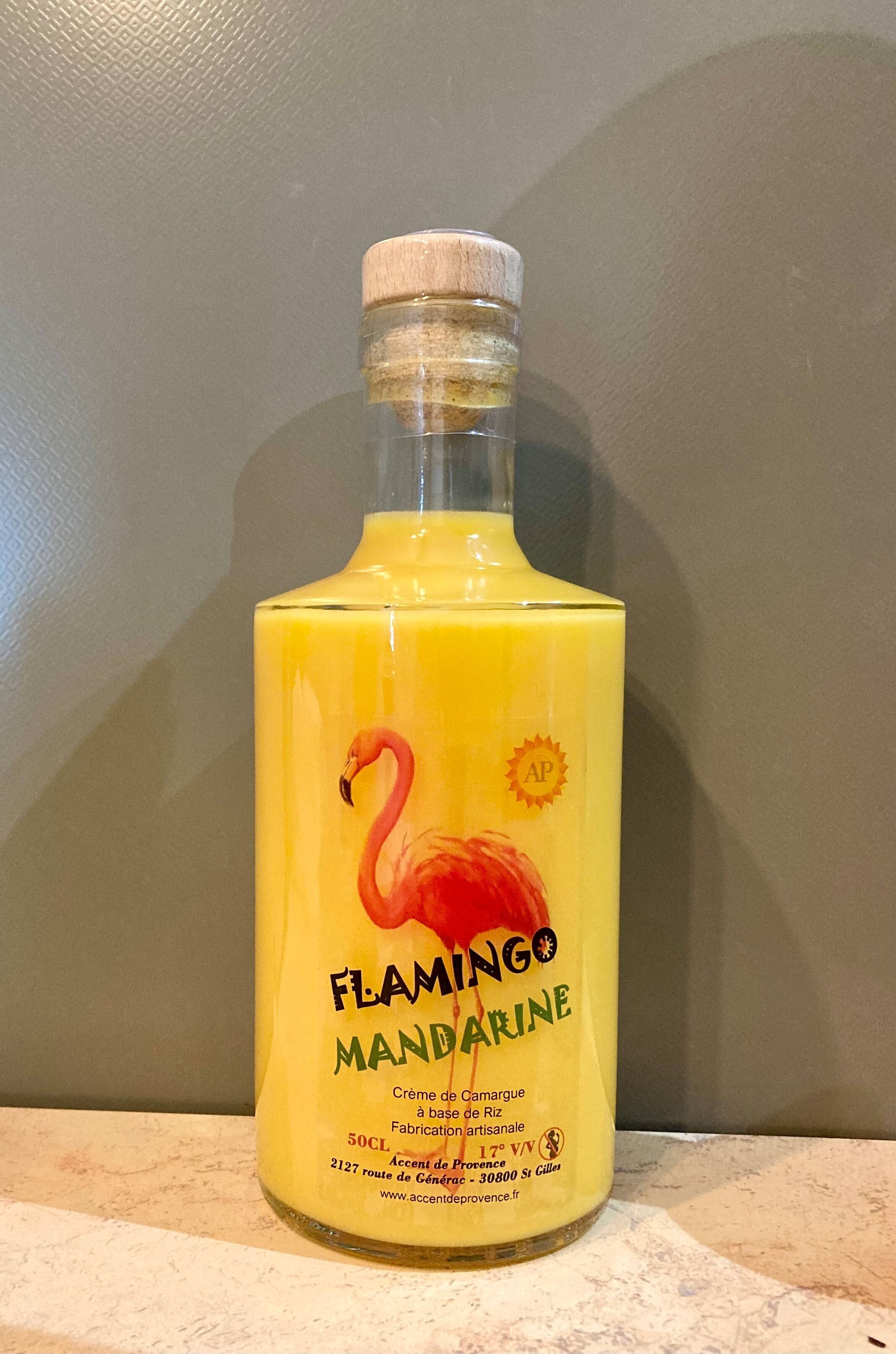 FENICOTTERO LIQUORE CREMA DI RISO DI CAMARGUE MANDARINO