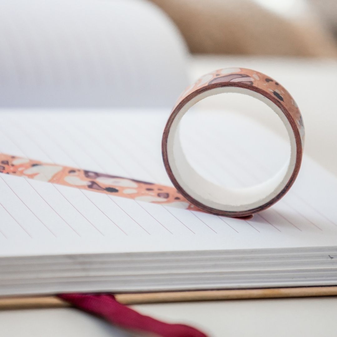 Nastro adesivo Washi Corallo