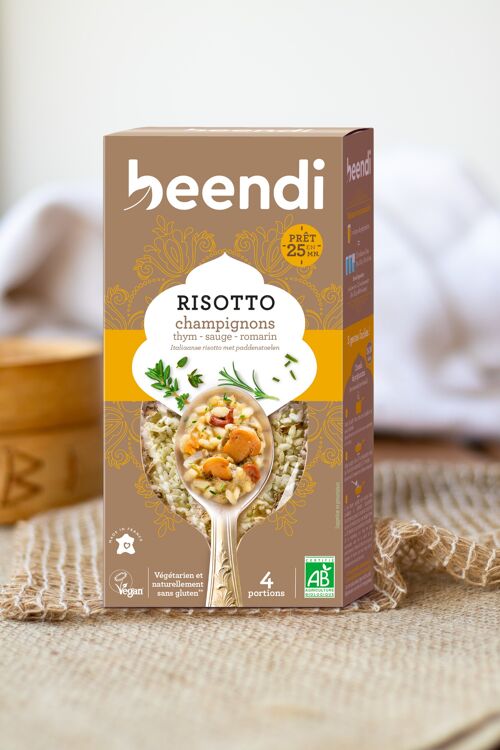beendi prêt-à-cuisiner Risotto aux champignons 250g*