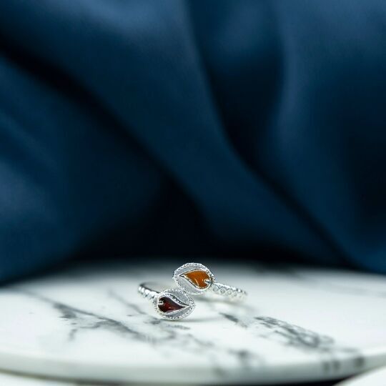 925 Silver Bohemian Colourful Midi Band Dainty Stacking Toe Ring