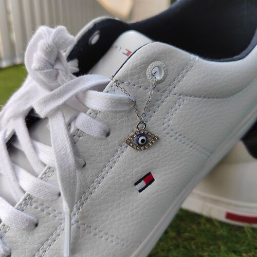 Evil Eye Zircon Dangle Shoe Lace Charm Sneaker Accessories Skate Charm