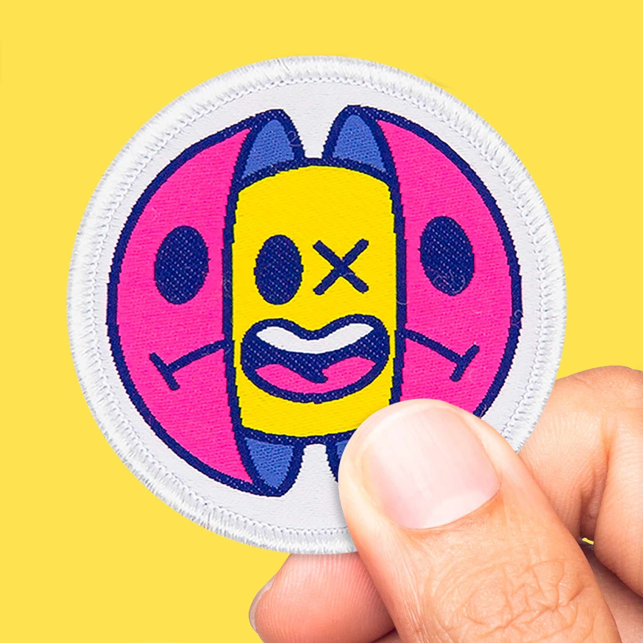 Toppa sorridente - Termoadesiva o con velcro