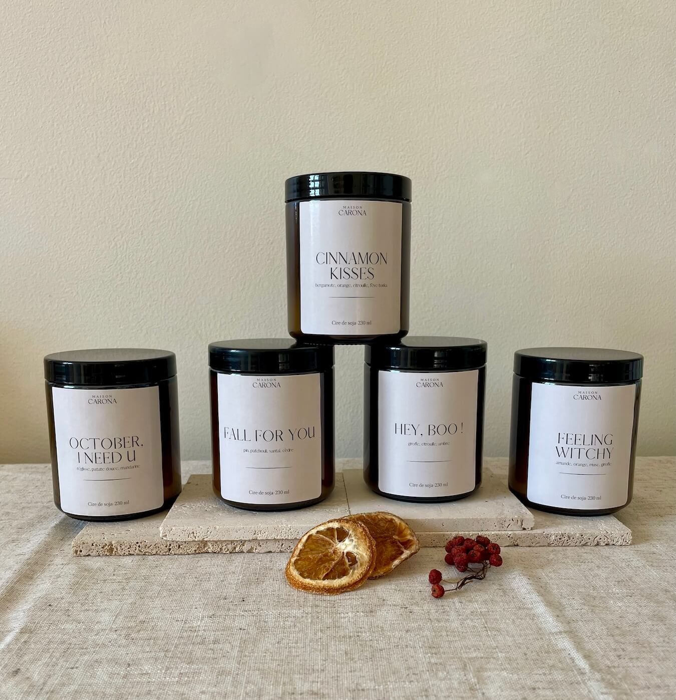 Duftkerze – Autumn Amber-Kollektion