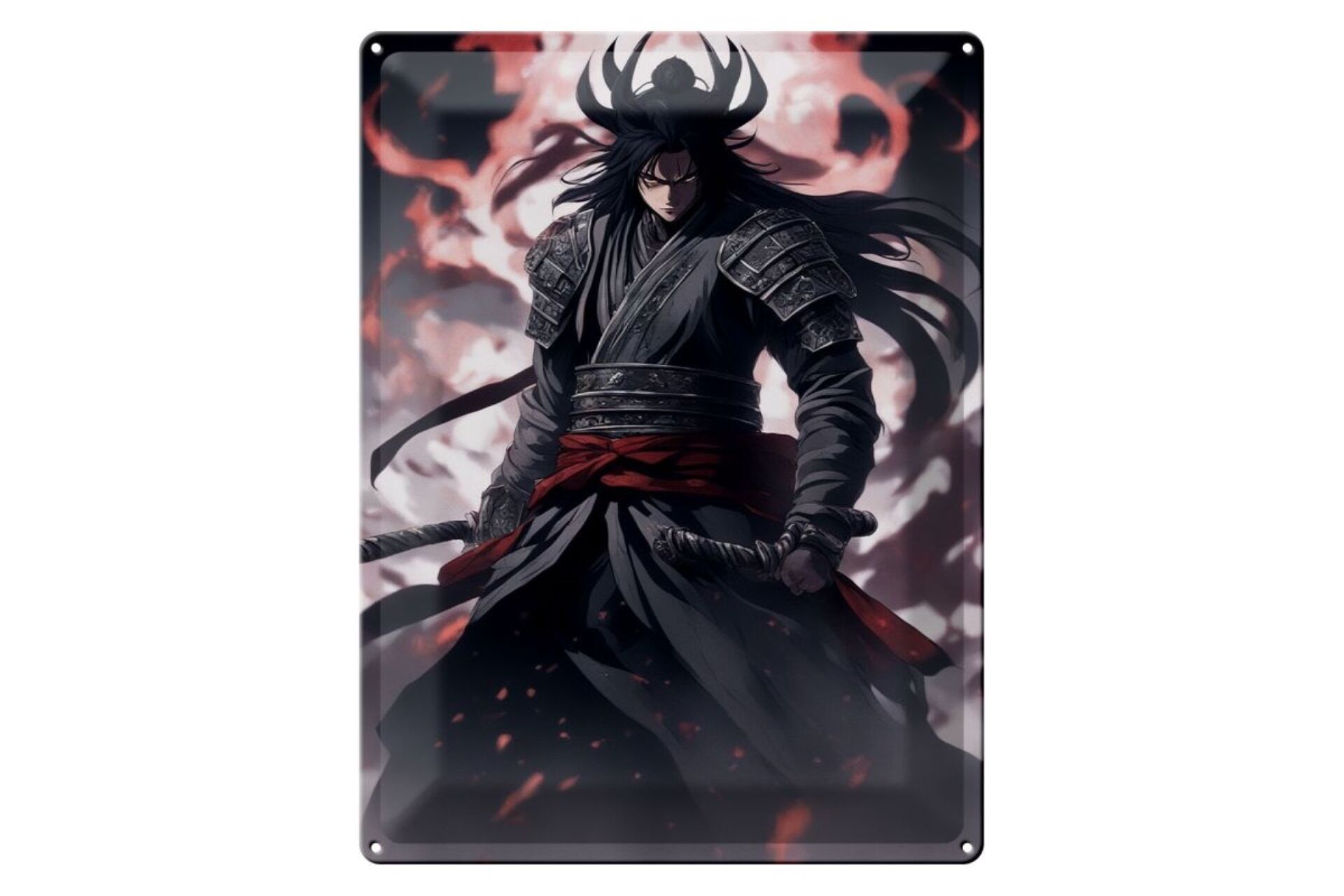 Tin sign 12x18cm Dark Shadow Samurai Z-Fighter