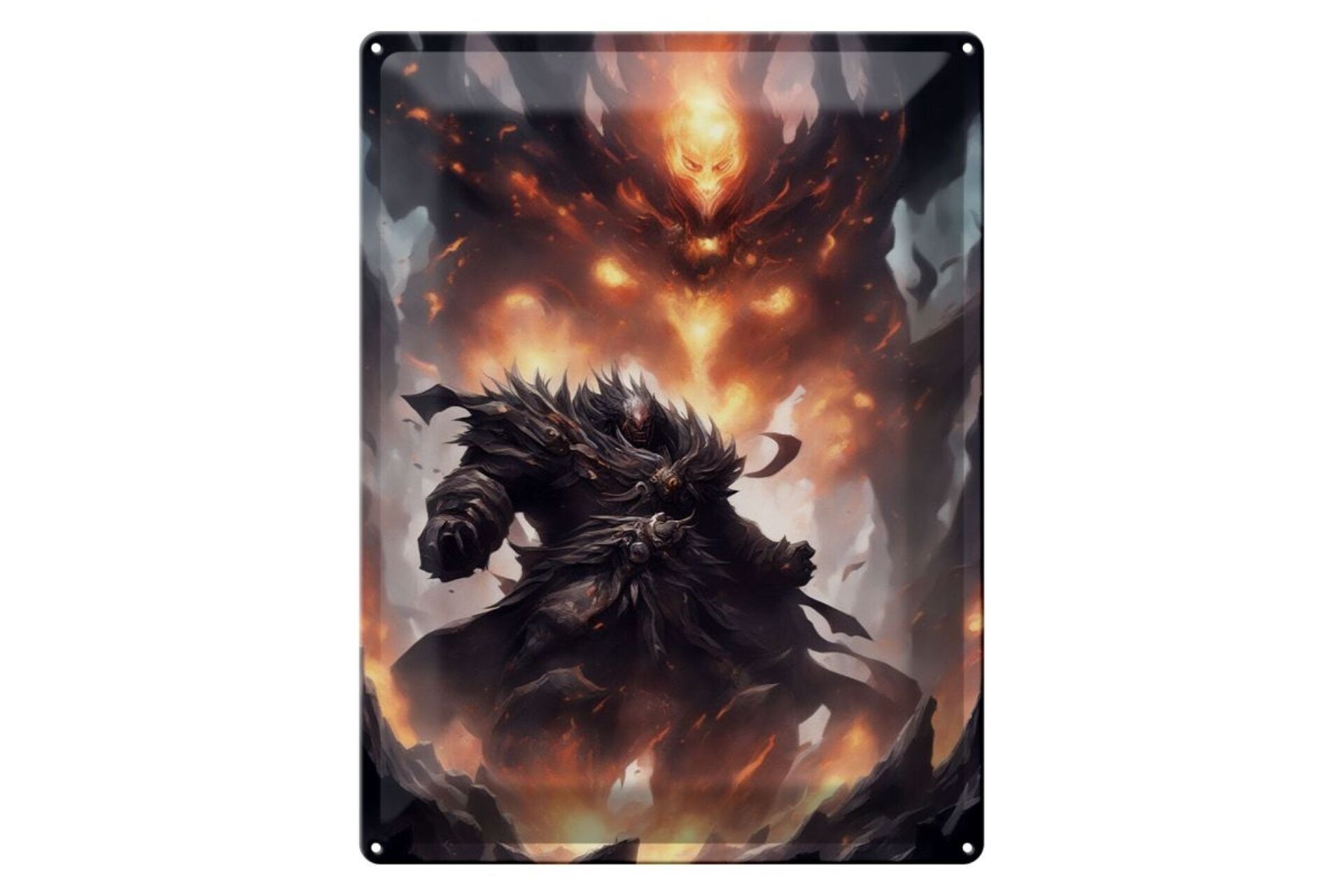 Tin sign 12x18cm Evil Fighter of the Lost City