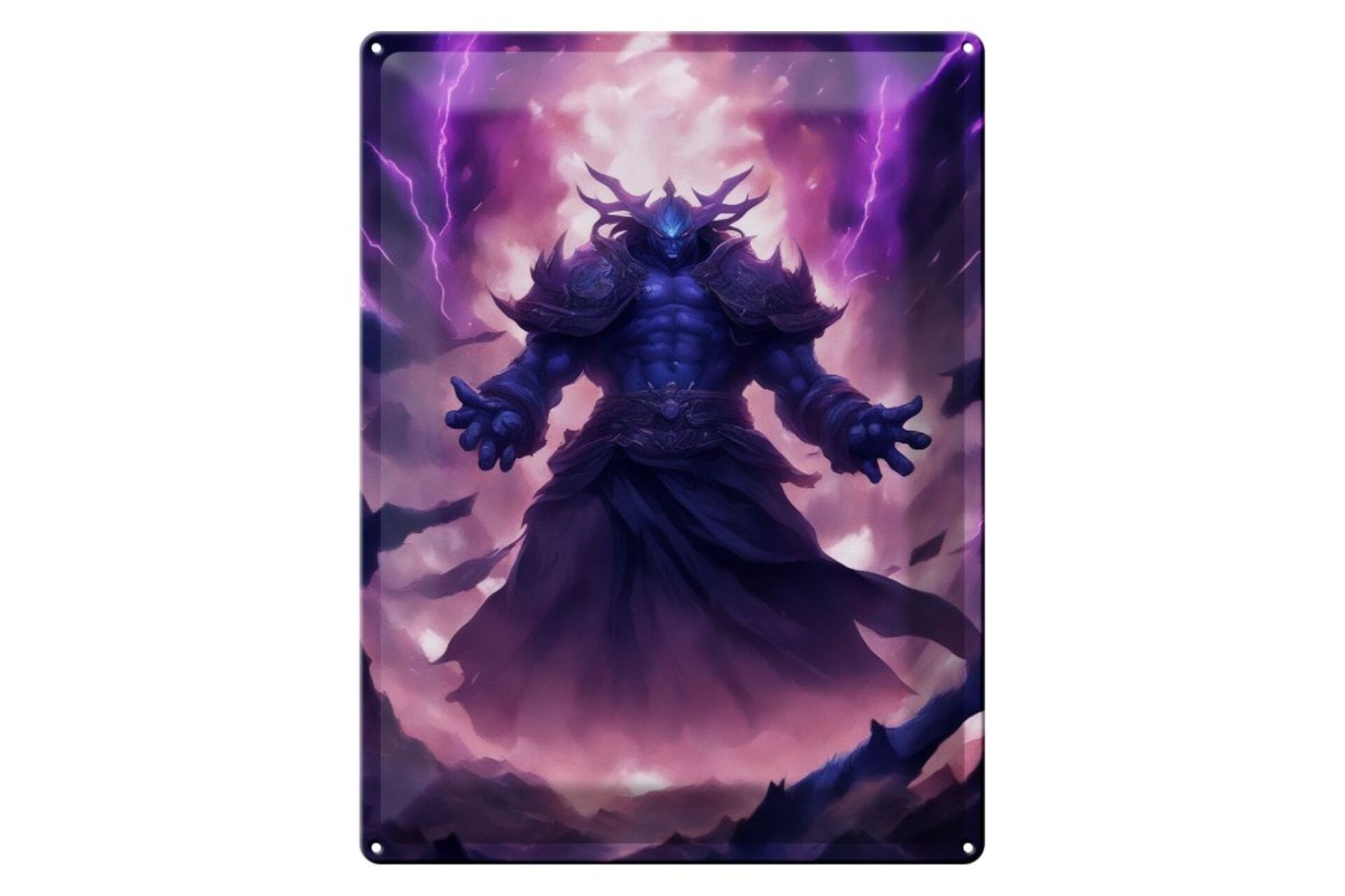 Targa in metallo 12x18 cm Maledizione Urmager