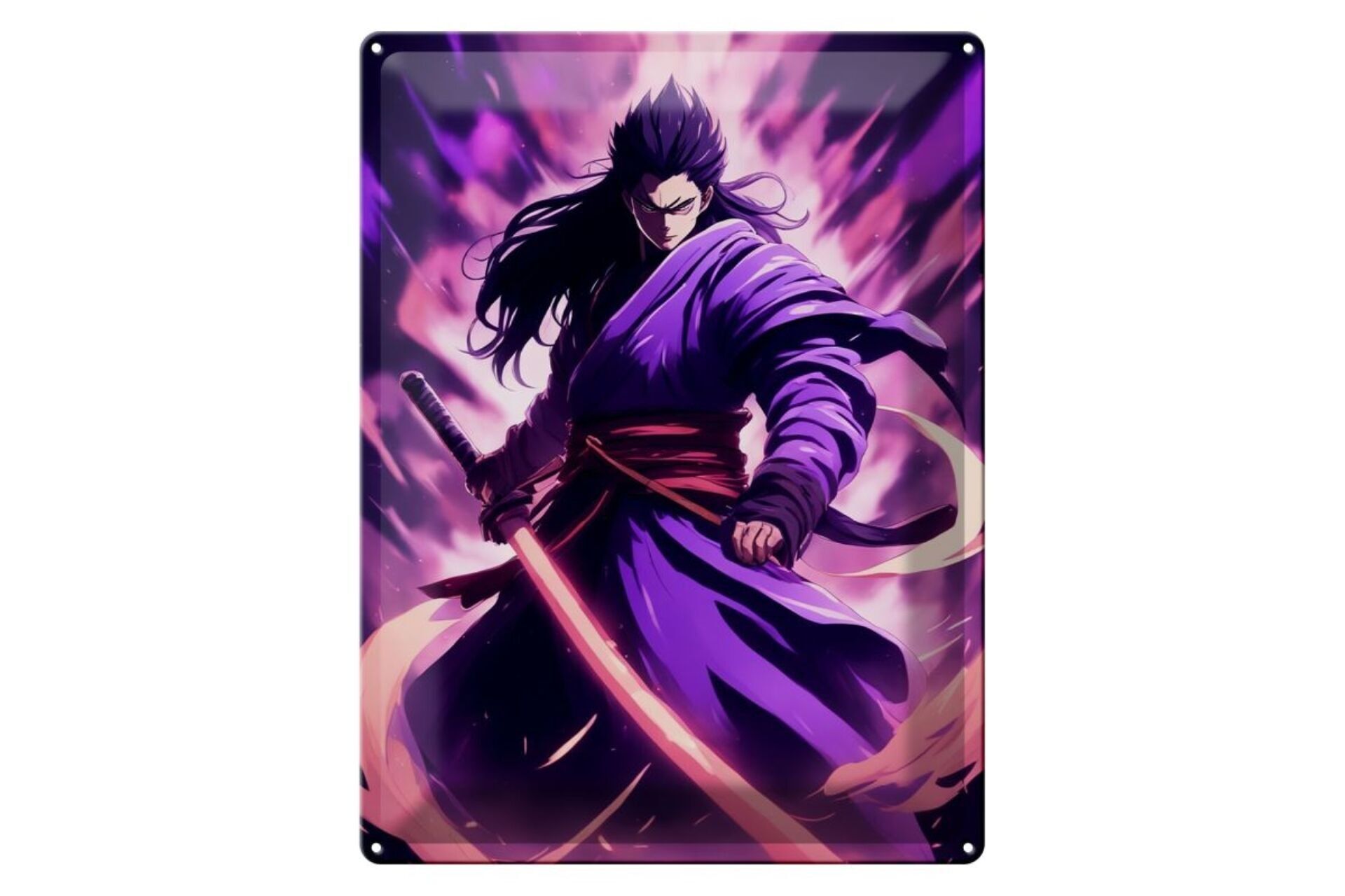 Targa in metallo 12x18 cm Lama Ombra delle Anime