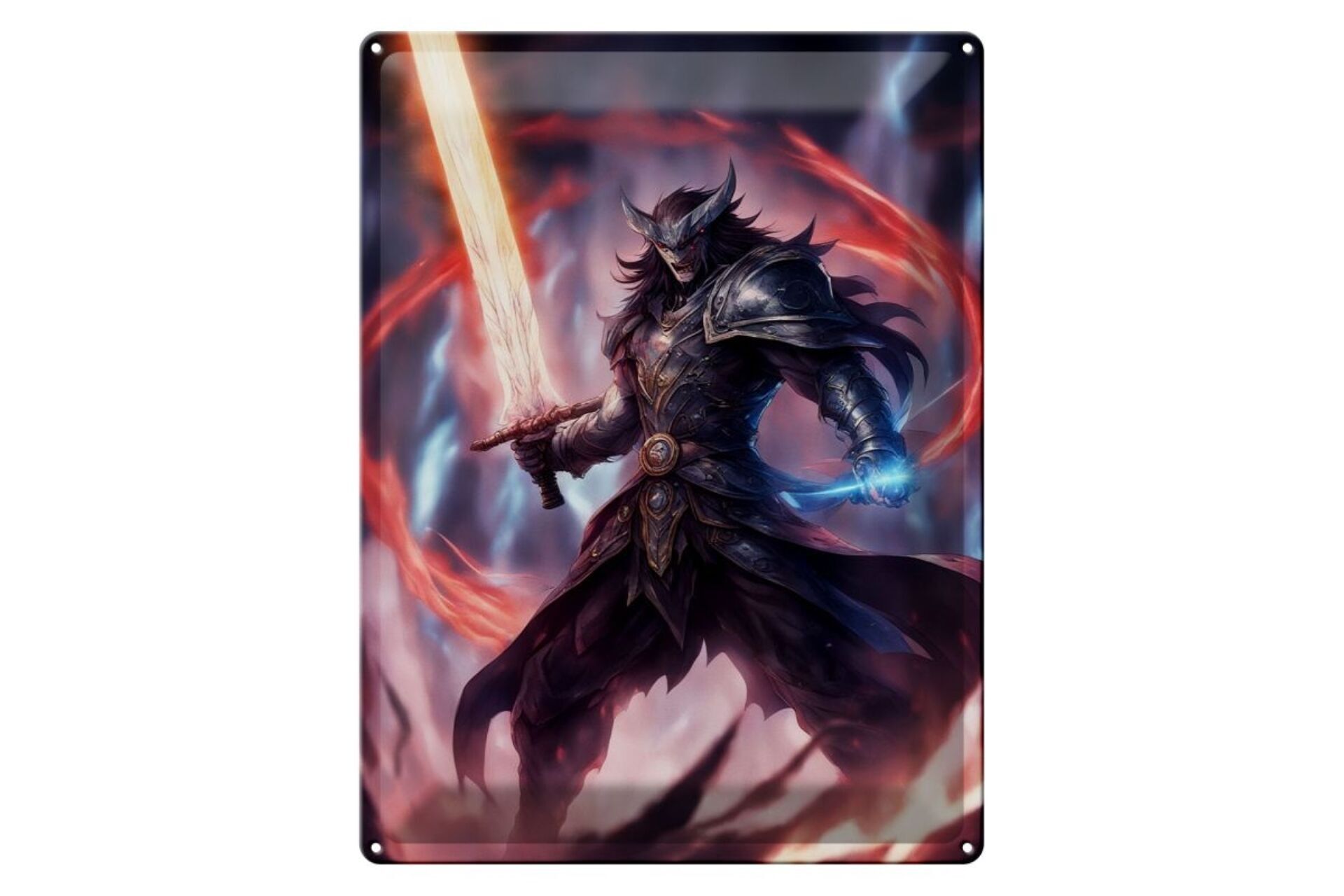 Tin sign 12x18cm Energy Fighter of Souls