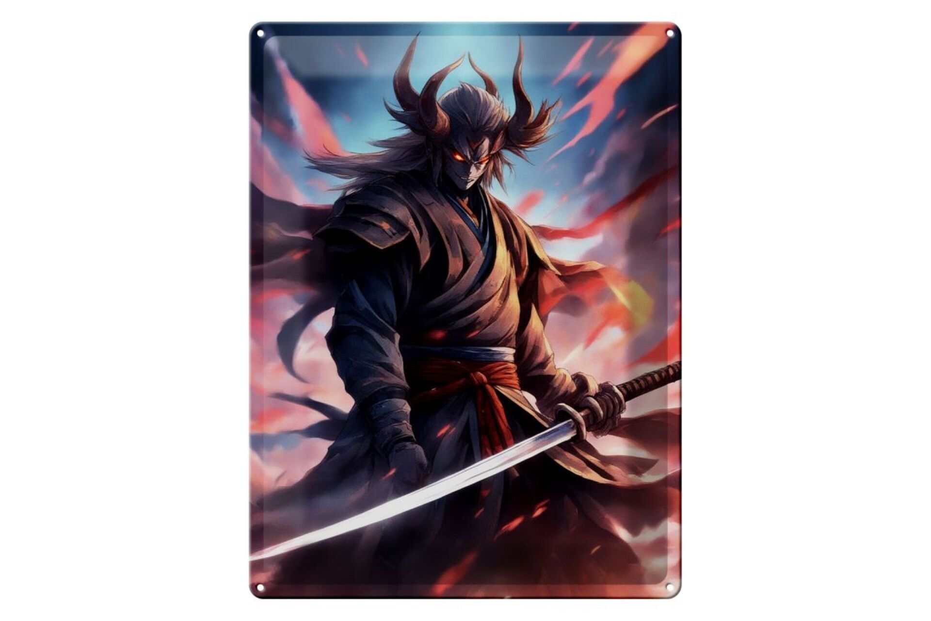 Targa in metallo 12x18 cm Bracconieri del Vento