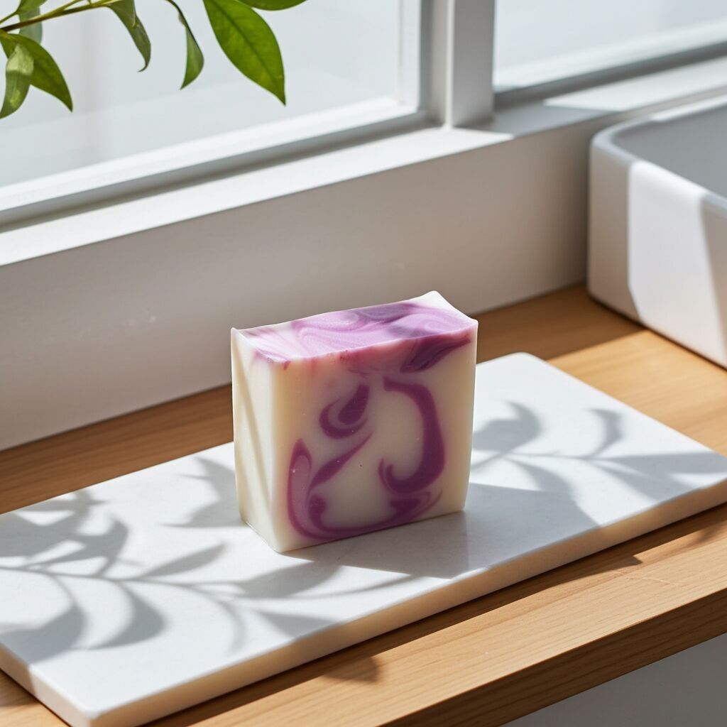 Pomelo rosado + Jabón May Chang: jabón procesado en frío con manteca de karité y mango