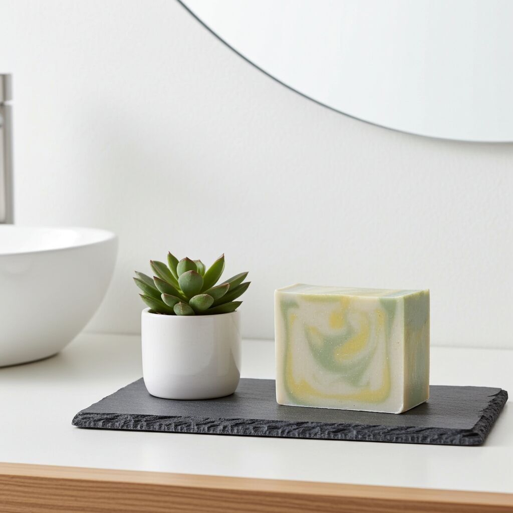 Sapone al limone, lime e May Chang - Sapone a freddo con burro di karité e mango