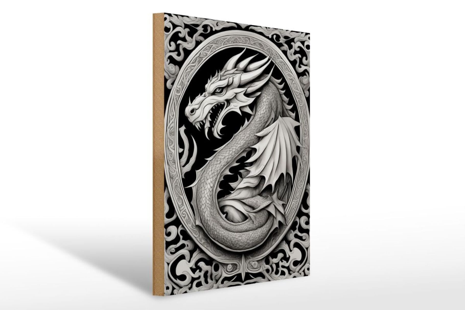 Wooden sign 30x40cm Dragon Board 2