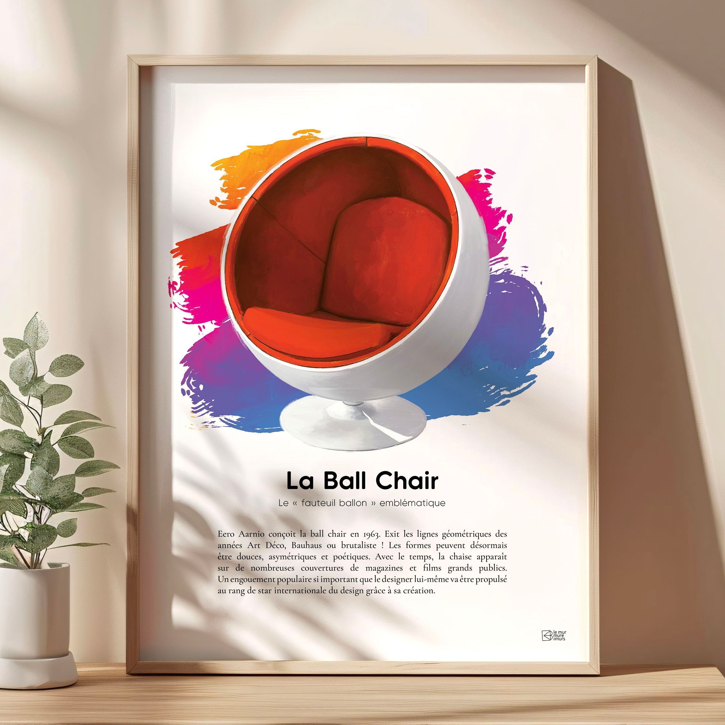 Affiche La Ball Chair〚Édition Limitée & certifiée 〛