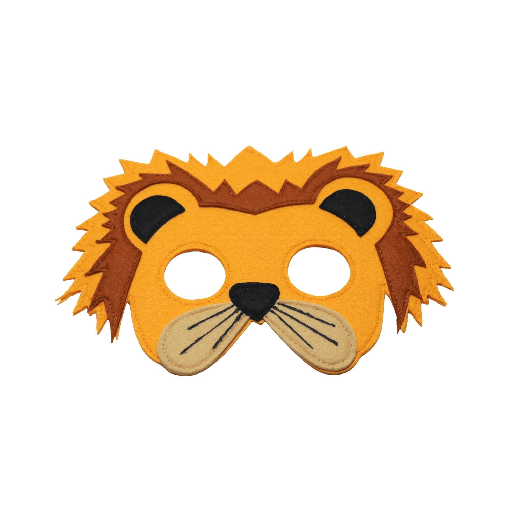 Maschera in feltro di leone