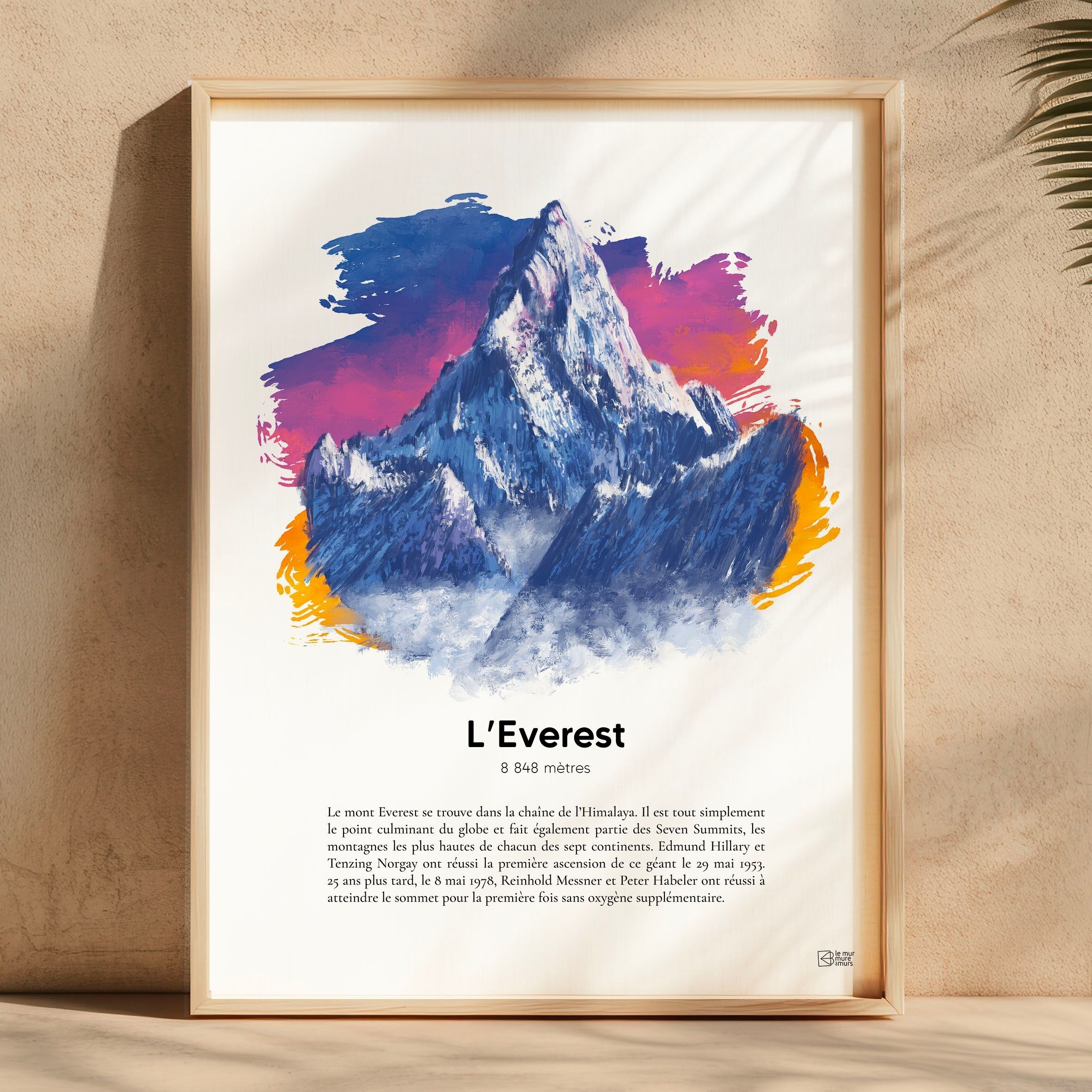 Poster del Monte Everest〚Edizione limitata e certificata〛