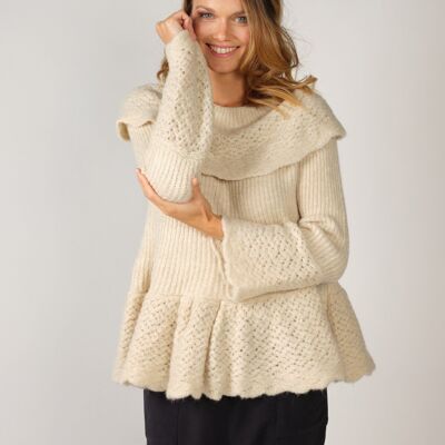 MAGLIA ANAIS - Ecru - 4