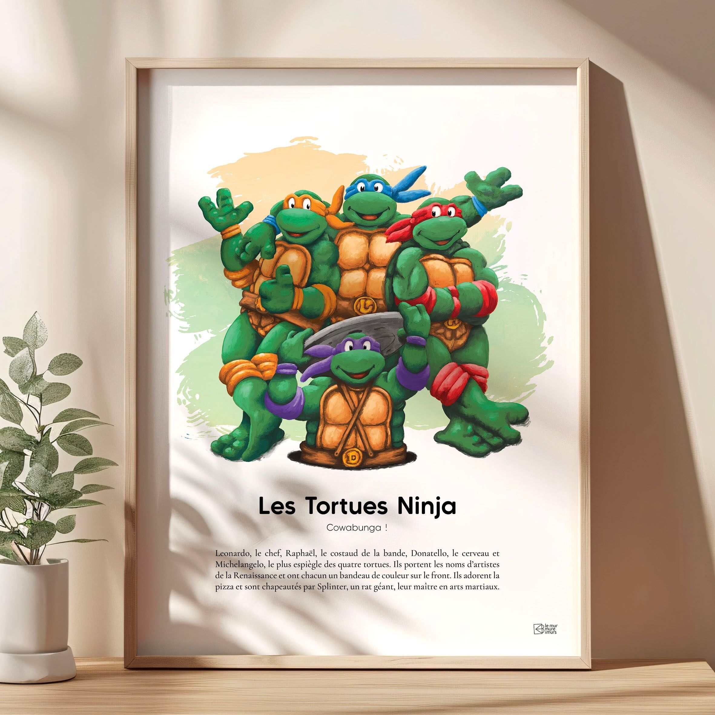 Affiche Tortue Ninja〚Édition Limitée & certifiée 〛