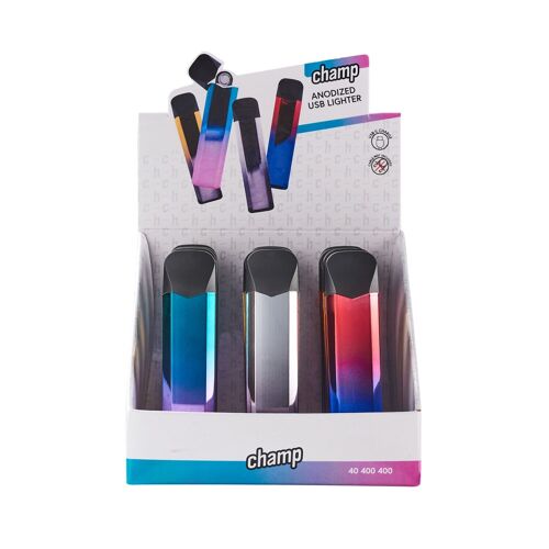 Présentoir de 12 briquets USB