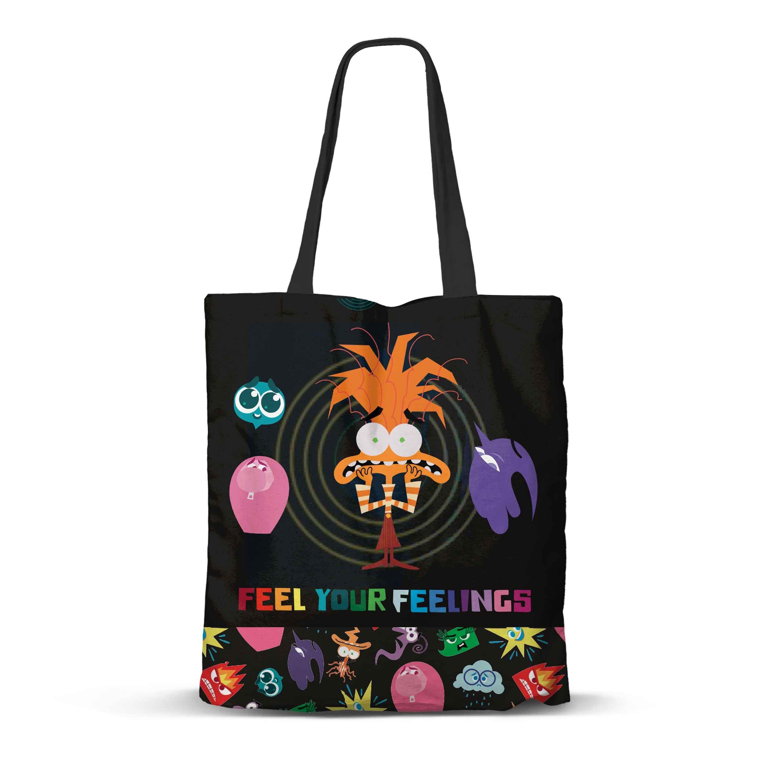 Disney Pixar Inside Out 2 / Inside Out 2 Feeling-Shopping Bag Einkaufstasche, mehrfarbig