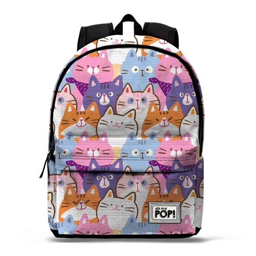 Oh My Pop Kittens-Mochila HS FAN 2.2, Azul