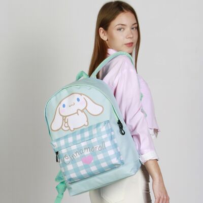 Sanrio Cinnamoroll Vichy-Mochila HS FAN 2.2, Azul