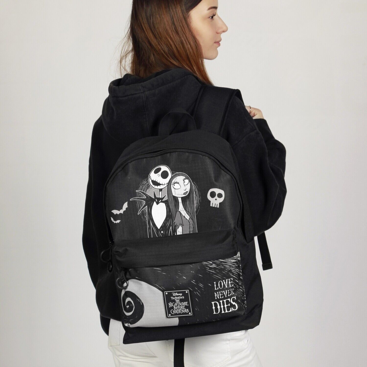 Zaino Disney Nightmare Before Christmas Love-HS FAN 2.2, Nero