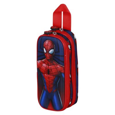Astuccio Marvel Spiderman Solid-Double 3D, blu