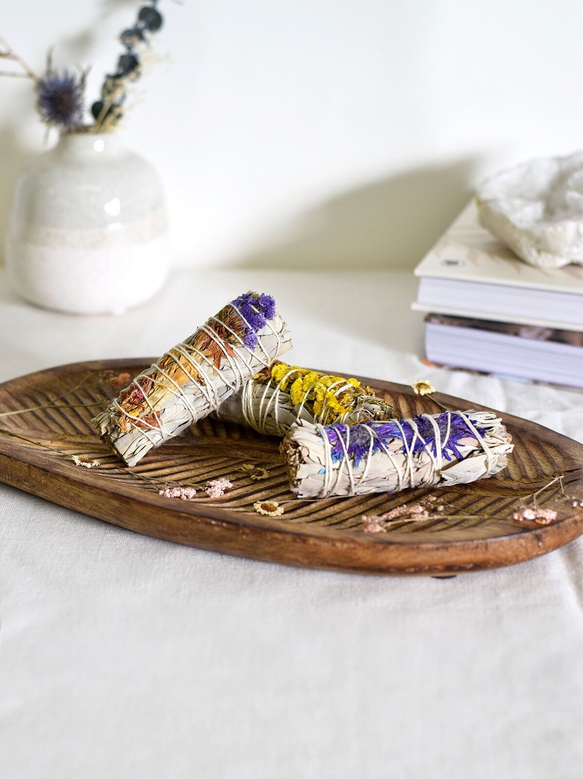 Zeigen Sie 3 x 8 Salbei mit Absichten an