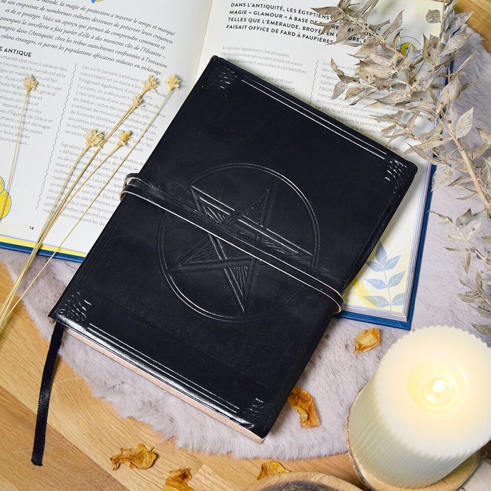 Grimorio de cuero Pentáculo