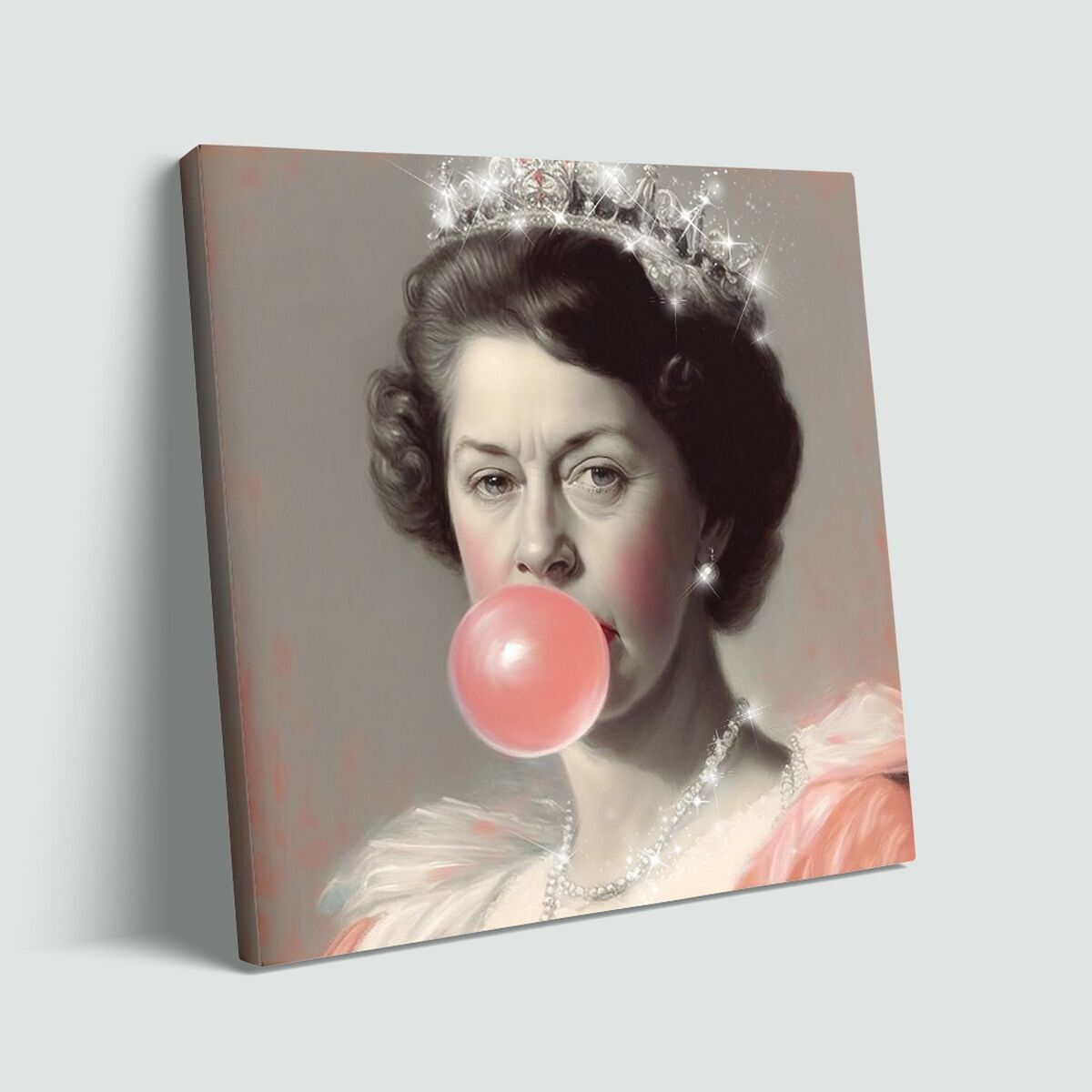 Stampa su tela Regina glitterata