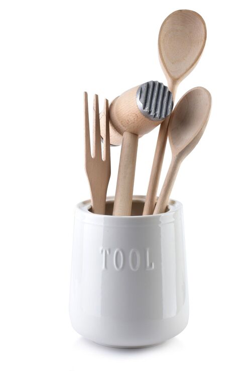 MODERN LIFE Container for utensils d. 12.5cm h: 14.5cm-HTD2160
