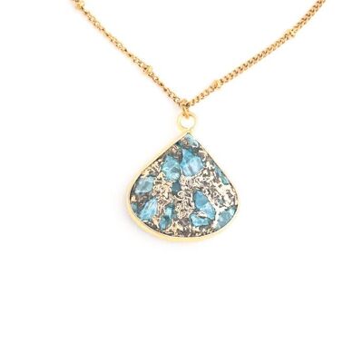 Collier Fleur de Pierre Empereur