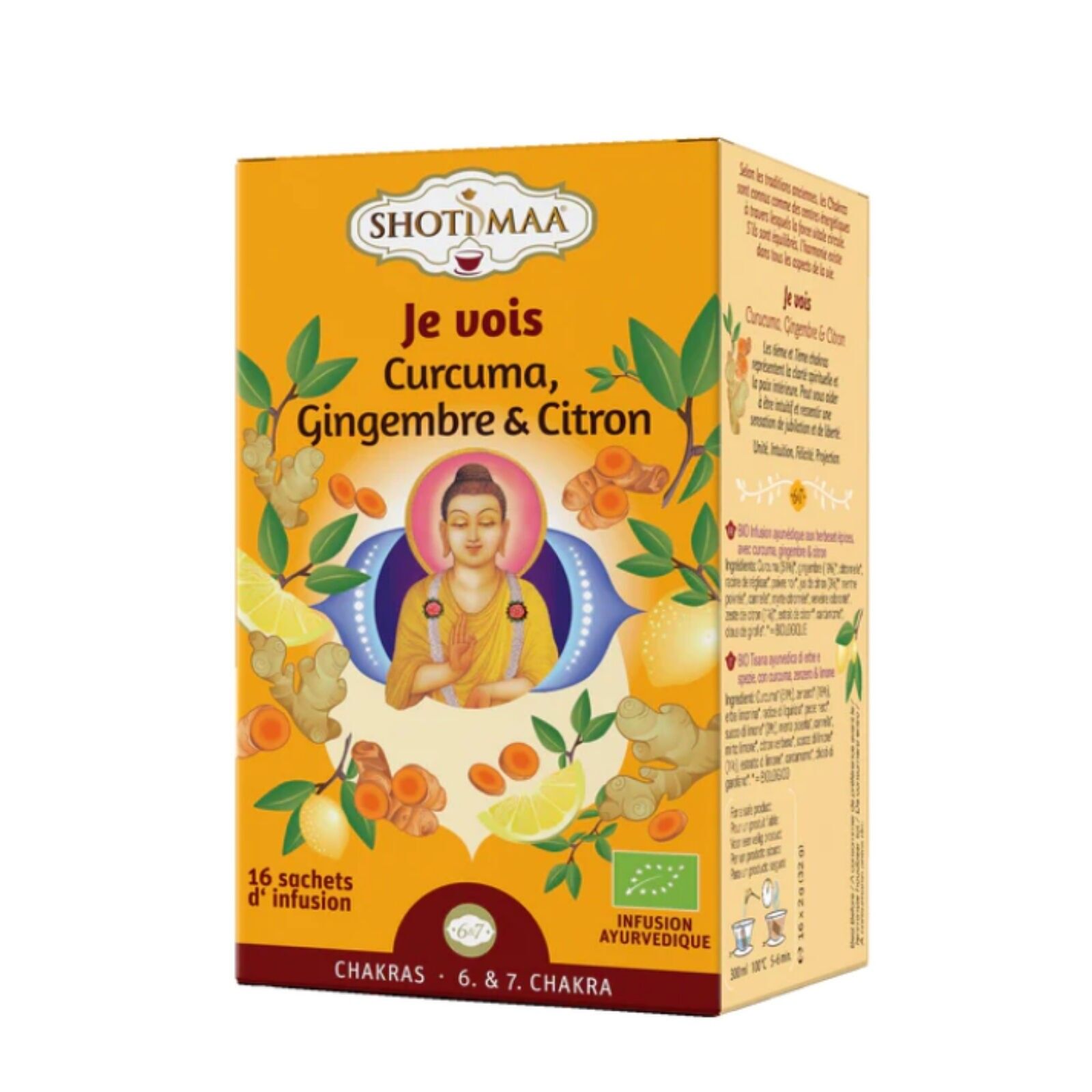 Tisana biologica I See Chakra della gamma - Energetica naturale per l'equilibrio e il benessere - Promuove la chiarezza spirituale e la pace interiore