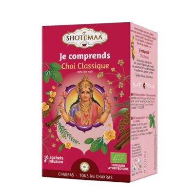 Tisana Classica Chai Biologica Senza Caffeina - Infusione generosa ed equilibrata - Momento di Relax e Stabilità - Ideale dopo i pasti