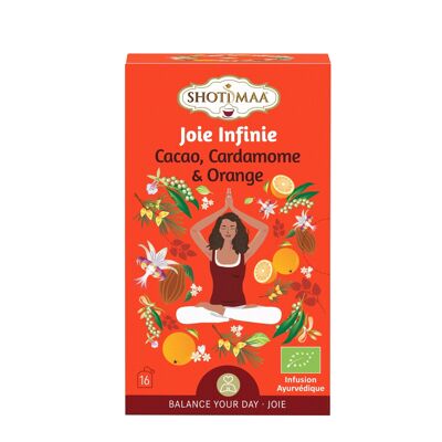 Joie Harmonie Tisana Biologica – Infuso Naturale Confortante - Infuso caldo e delizioso senza caffeina con cacao, arancia