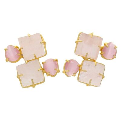 Pendientes Iuna Rosa