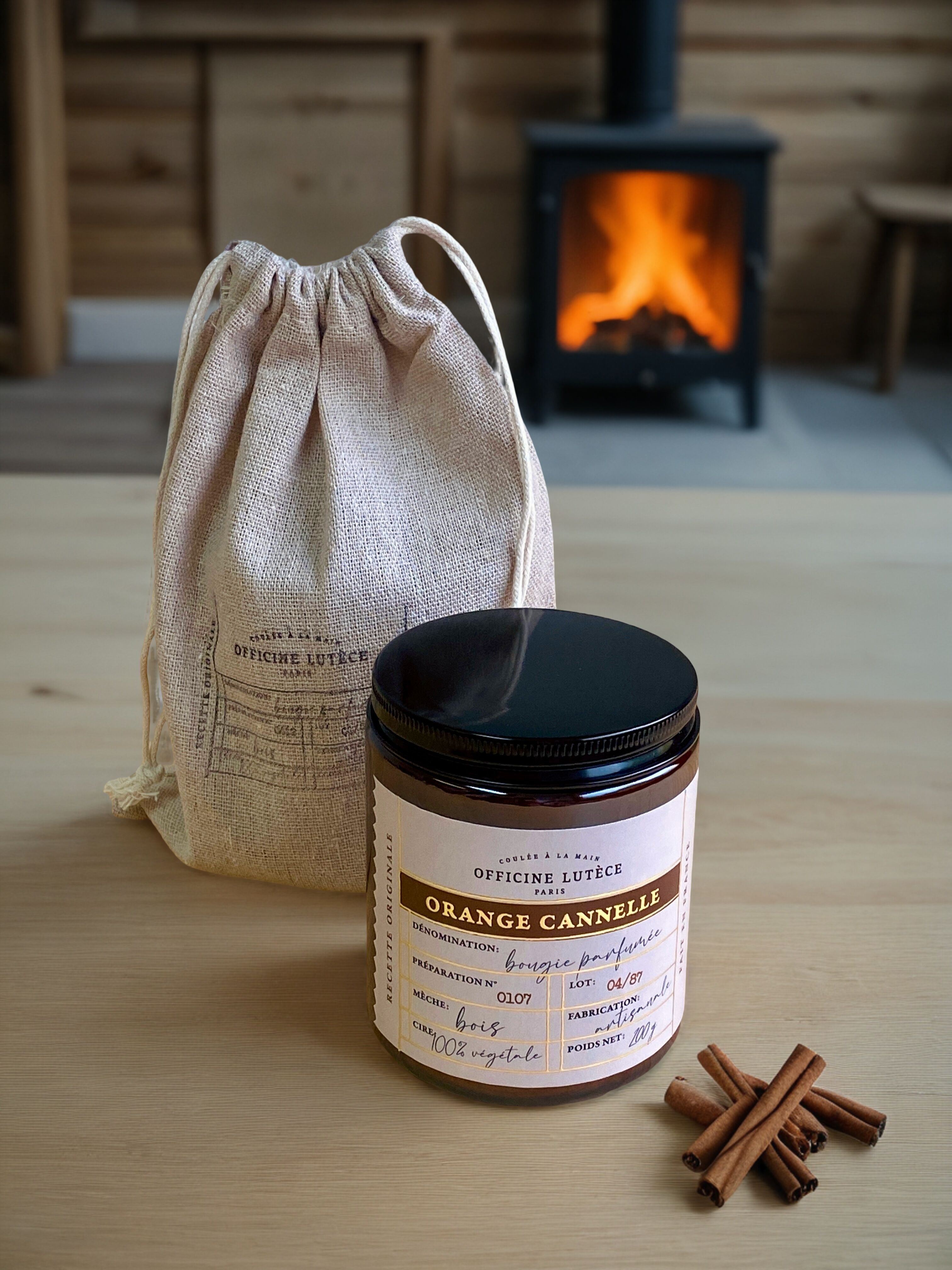 Candela profumata da farmacia - CANNELLA ARANCIA