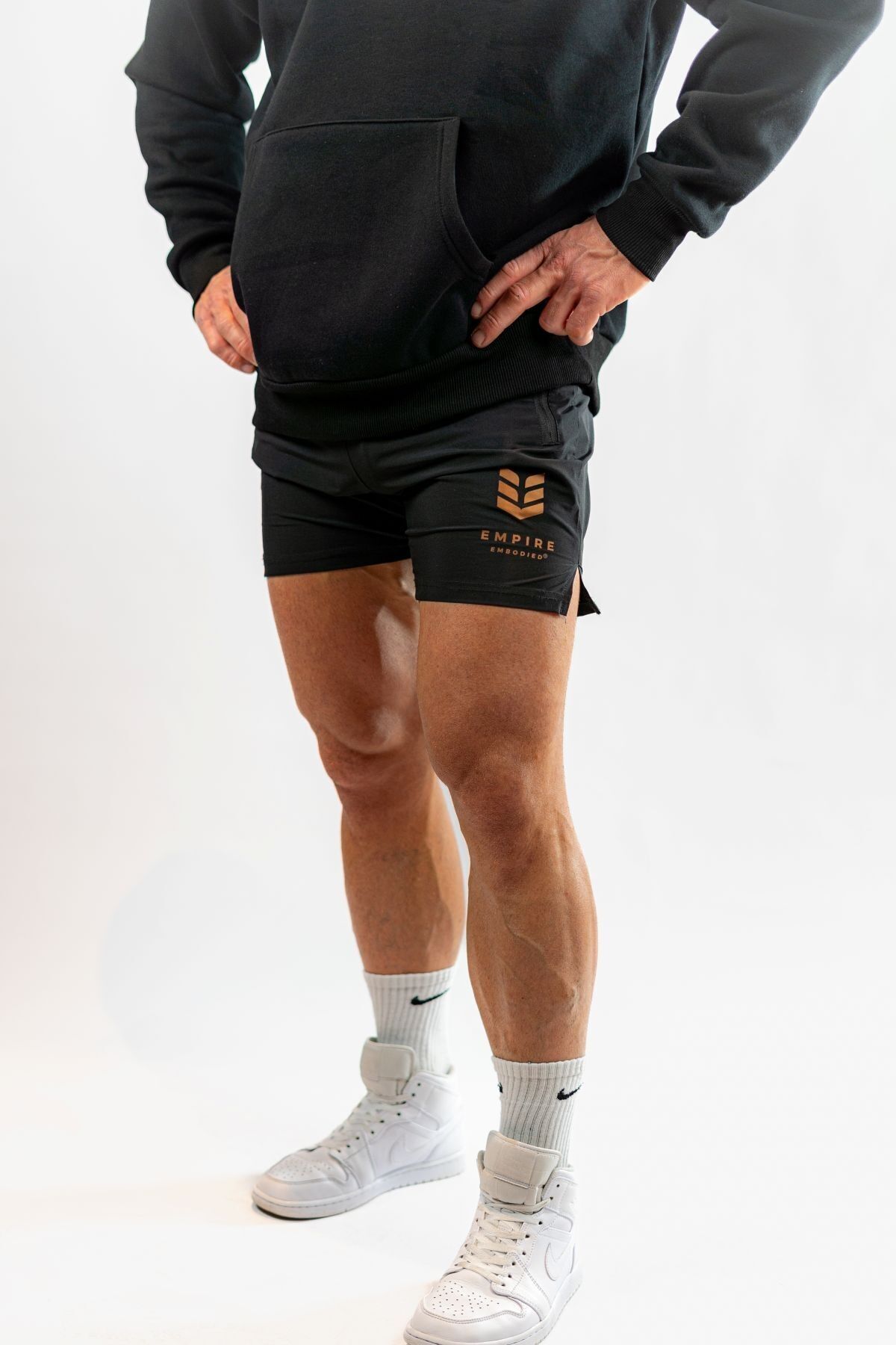 Pantaloncini sportivi Hercules da uomo realizzati in poliestere riciclato