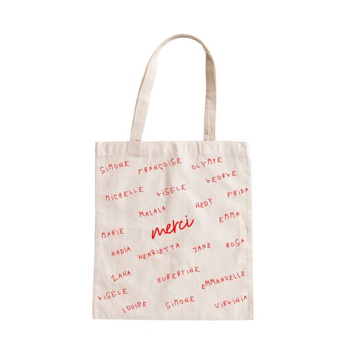 TOTE BAG EN COTON BIO OEKOTEX EN 220 GRAMMES "LES FÉMINISTES"