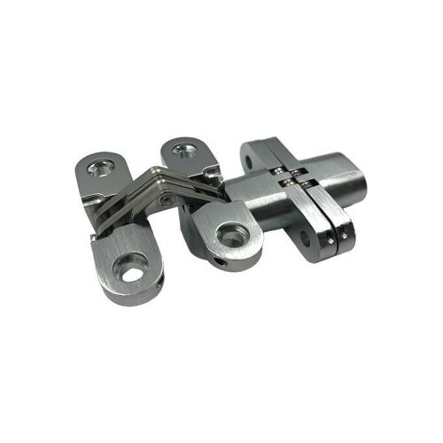 Small Heavy Duty Invisible Hinge For Light Wardrobes and Cupboards (3 PCs)