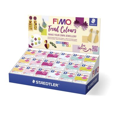FIMO SOFT FASHION DISPLAY COLOR 36 PANES DE 57G