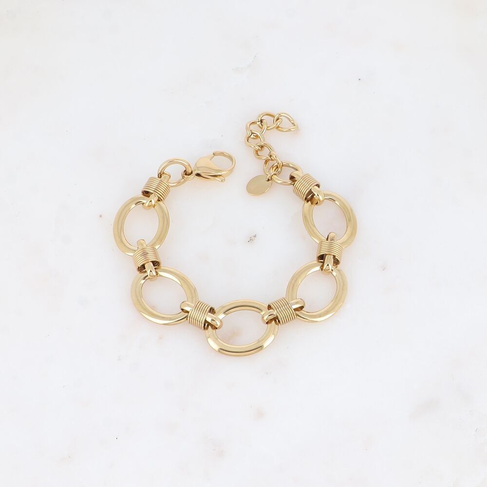 Armband – ovale Glieder und Federringe