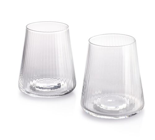MADA CLEAR SET 2 GLASSES 350ml 6.8x9.3xh11cm-HTID4875