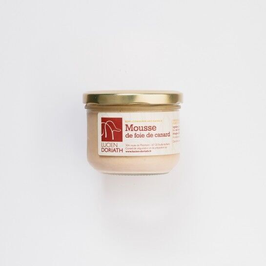 Canned duck liver mousse - 180 grams