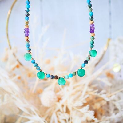 Chandi Green Onyx Necklace