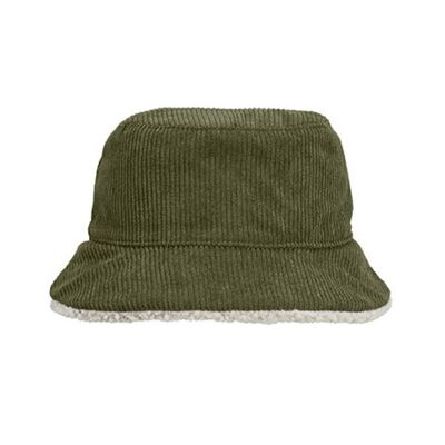 Cappello da pescatore a costine reversibile