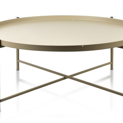 LUCAS BEIGE Table basse 76.50xh32cm-HTOP7273 21