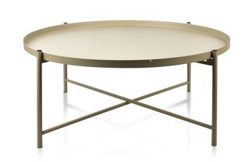 LUCAS BEIGE Table basse 76.50xh32cm-HTOP7273 21 1