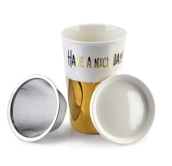 Mug GOLD CHIC 410ml avec couvercle + infuseur-HTPT7814 4 2